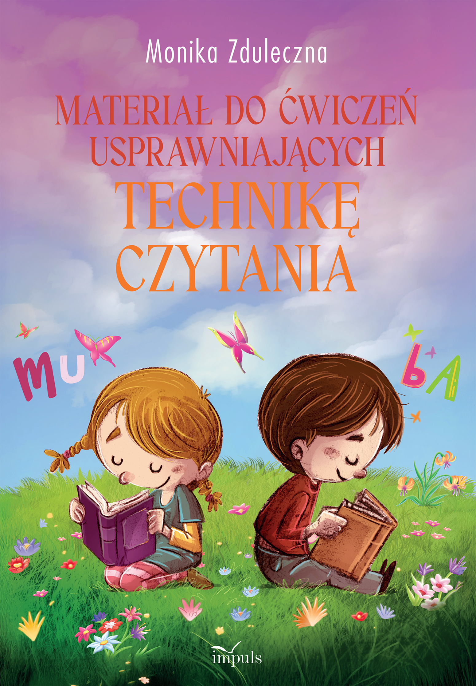 Książka IMPULS z ćwiczeniami usprawniającymi technikę czytania dla uczniów z trudnościami