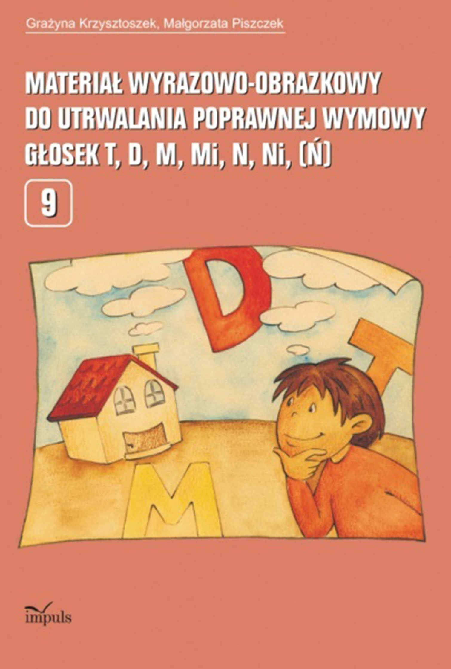 Materiał wyrazowo-obrazkowy do ćwiczeń logopedycznych IMPULS 280x190x6 mm