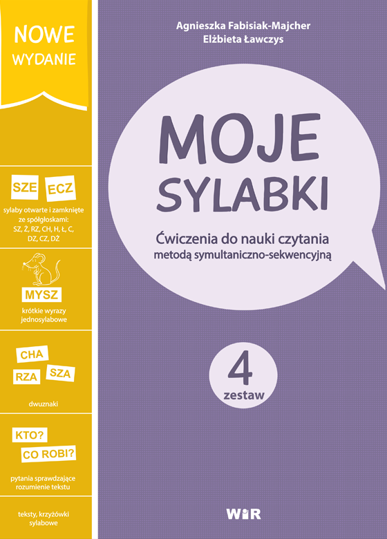 Teczka Moje sylabki 4 Wir (T) z materiałami do nauki czytania sylabami