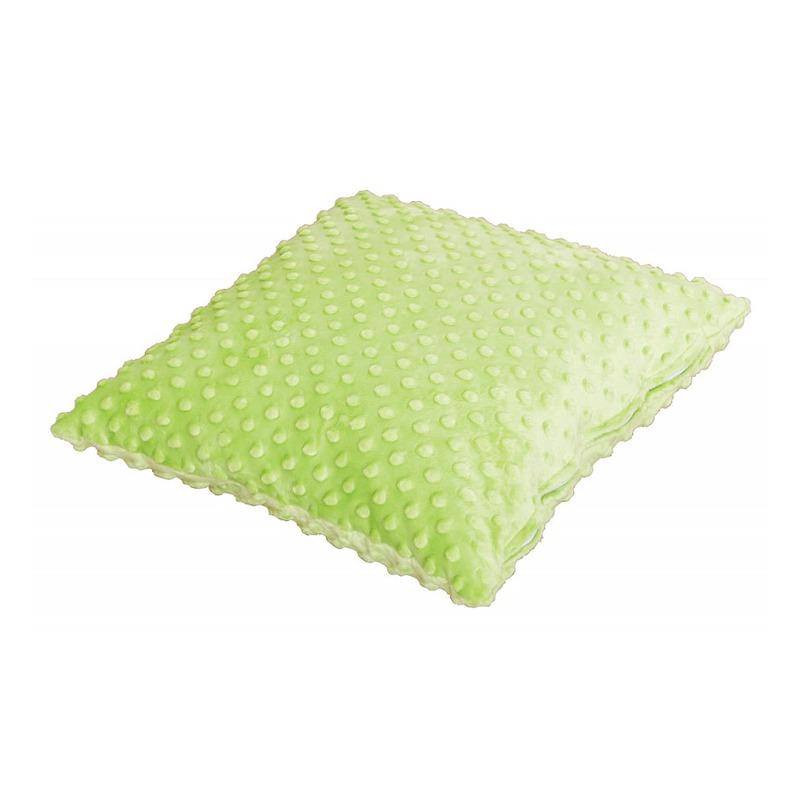 Poduszka Soft Hill 40 x 40 cm — zbliżenie na krawędź i szew, pokazujące wyjmowany wkład oraz możliwość prania pokrowca