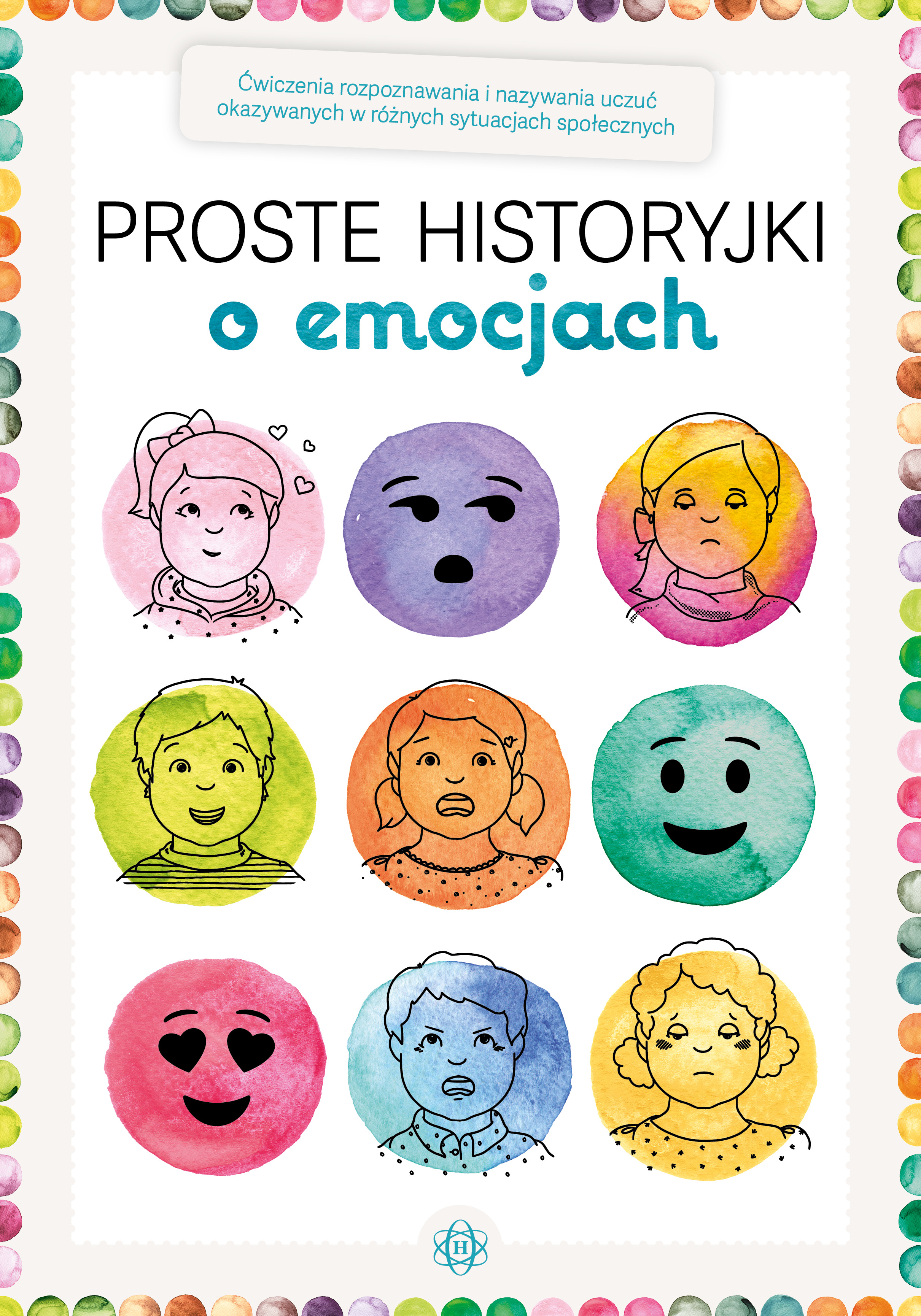 Proste historyjki o emocjach HARMONIA - okładka książki edukacyjnej 293x205x1 mm