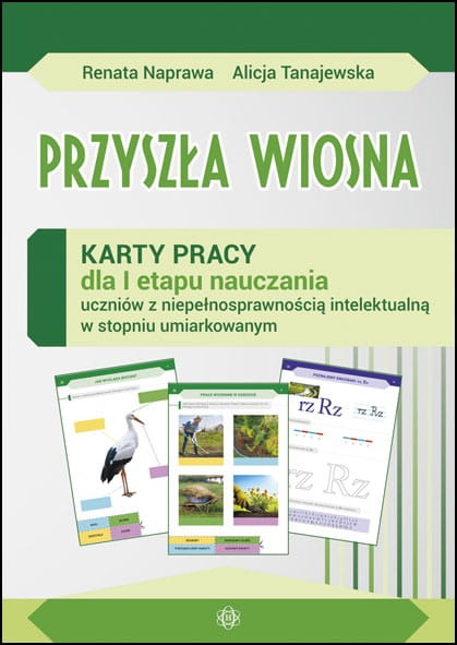 Karty pracy Przyszła wiosna Harmonia podręczniki – zestaw edukacyjny dla uczniów z niepełnosprawnością intelektualną