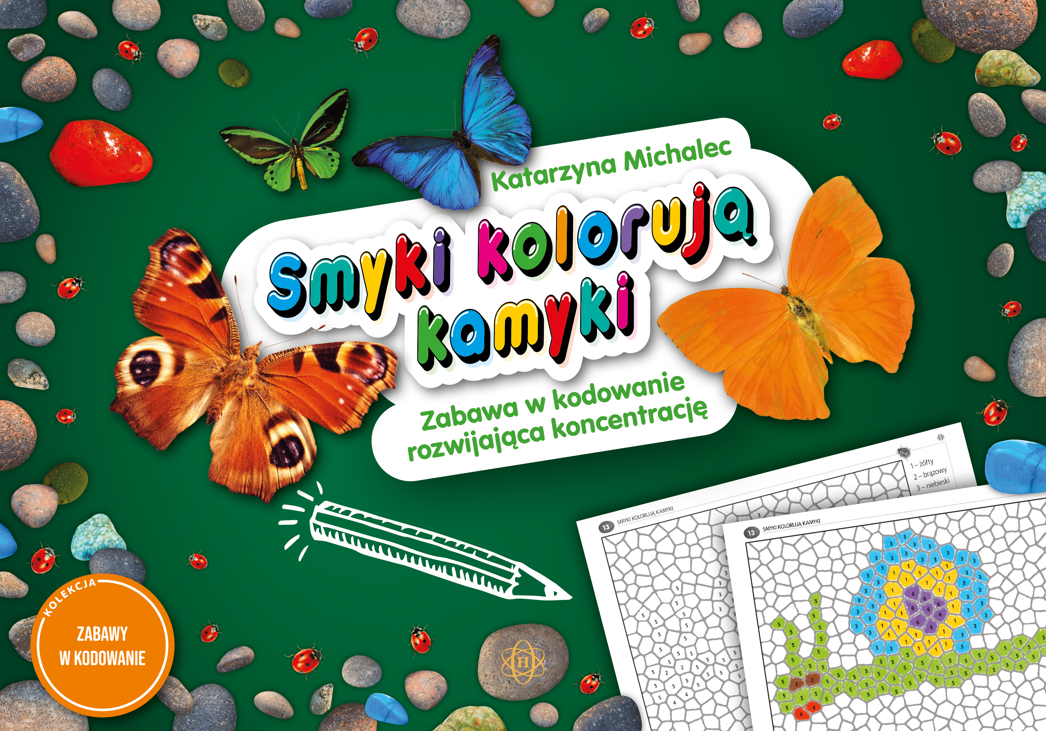 Książka Smyki kolorują kamyki HARMONIA – kolorowanie kamyków dla dzieci 5+