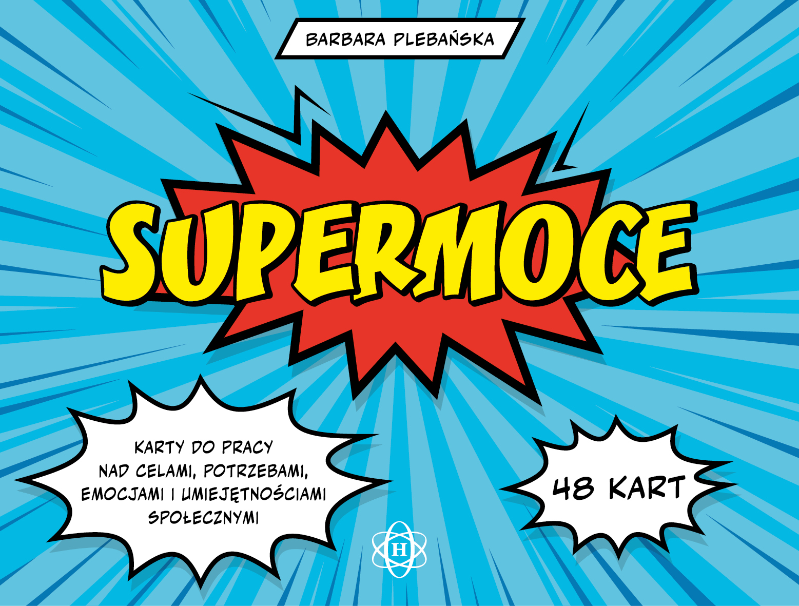 Okładka kart terapeutycznych Supermoce Harmonia podręczniki do rozmów o emocjach i relacjach.