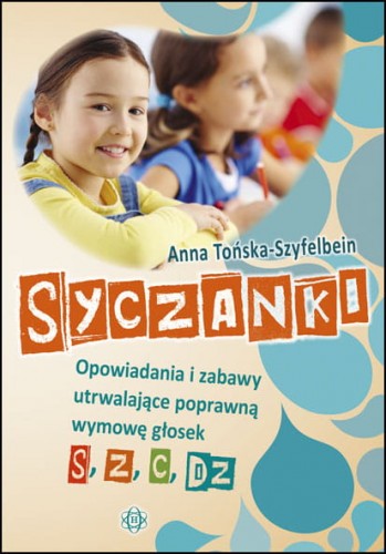 Okładka książki logopedycznej Syczanki HARMONIA z opowiadaniami utrwalającymi wymowę głosek s, z, c, dz