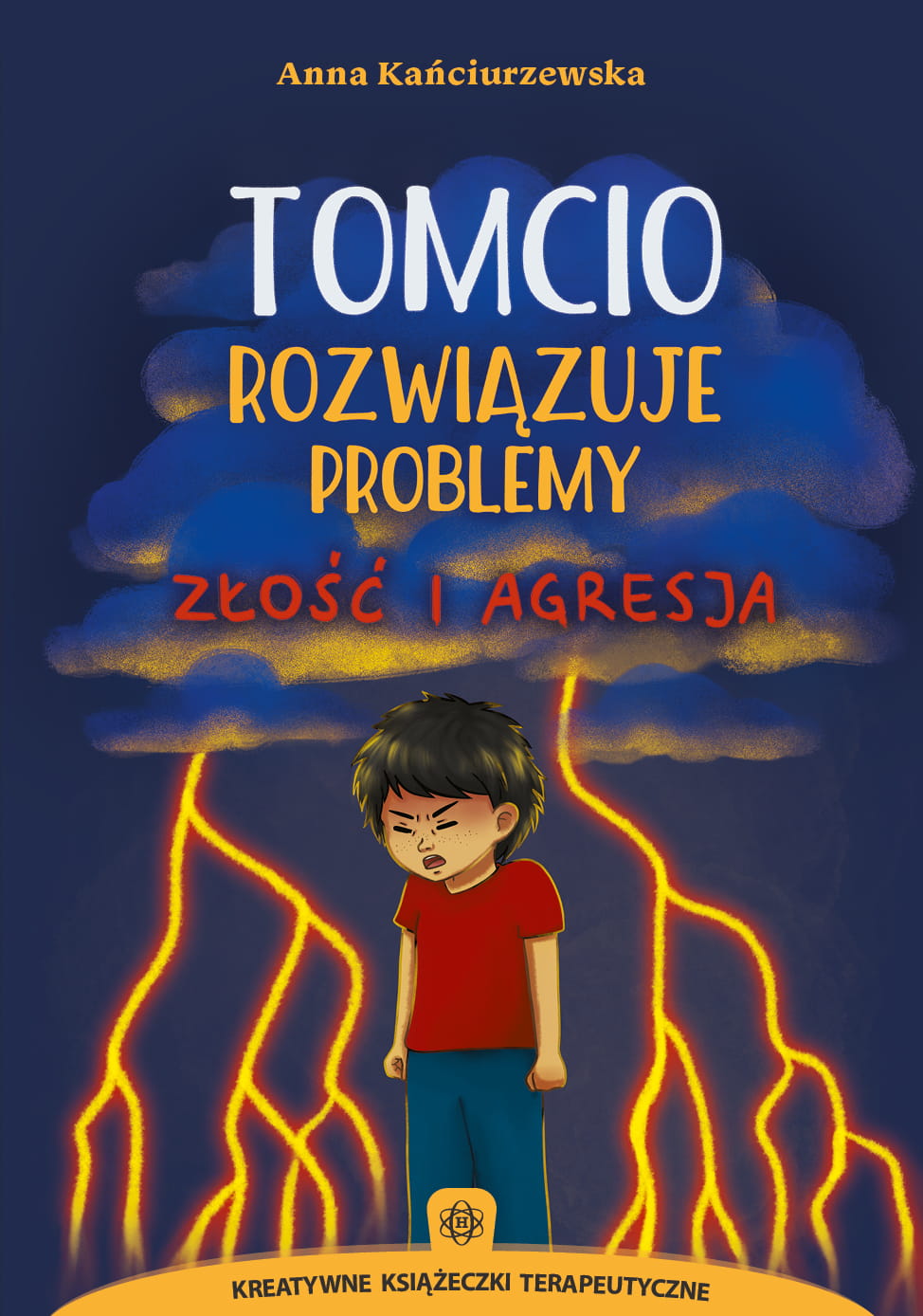 Okładka książki Tomcio rozwiązuje problemy. Złość i agresja wydawnictwa HARMONIA