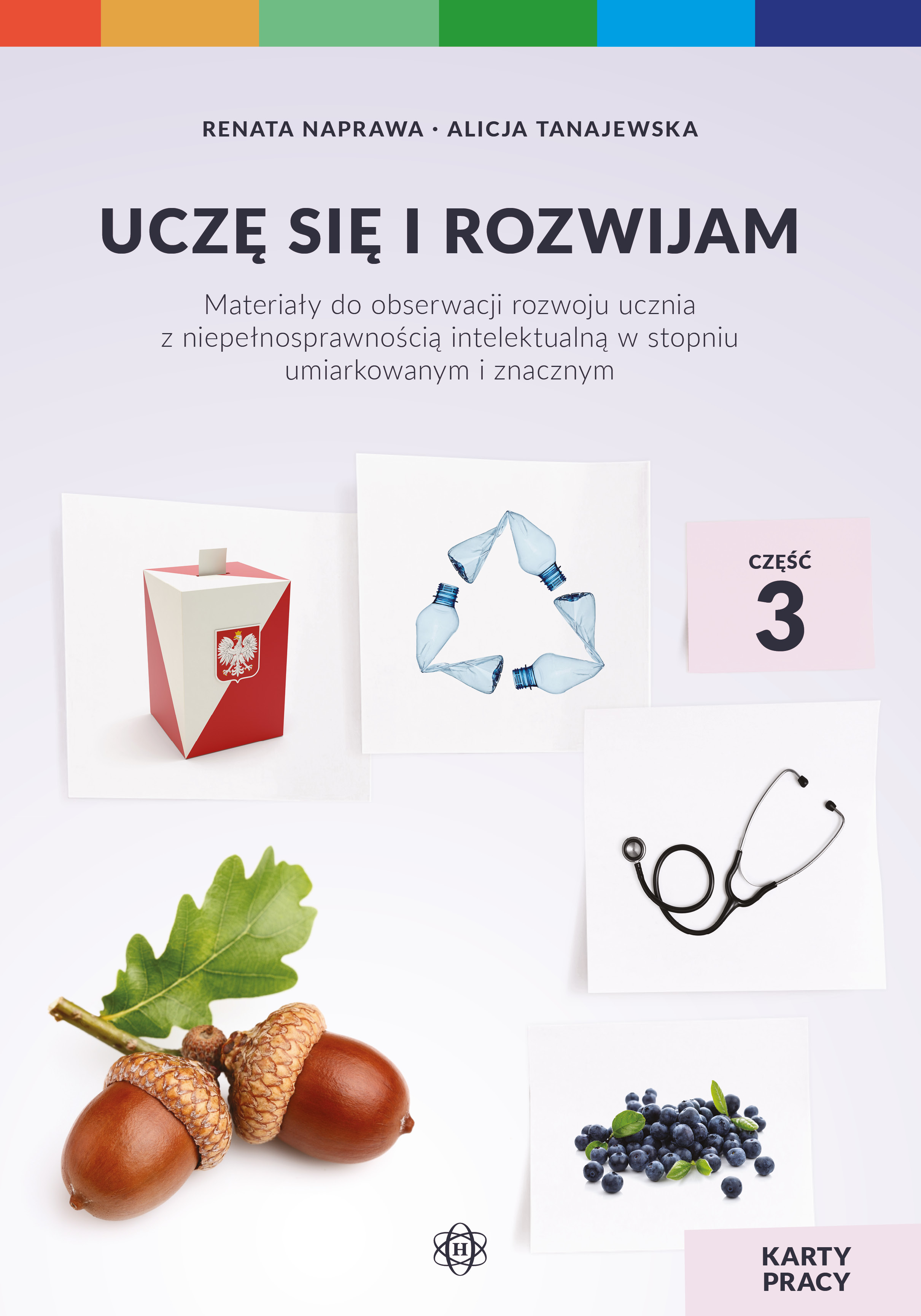 Karty pracy Uczę się i rozwijam 3 wydawnictwa Harmonia podręczniki, okładka publikacji