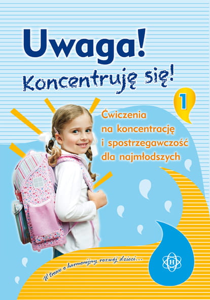 Okładka książki Uwaga! Koncentruję się! 1 HARMONIA z ćwiczeniami dla dzieci