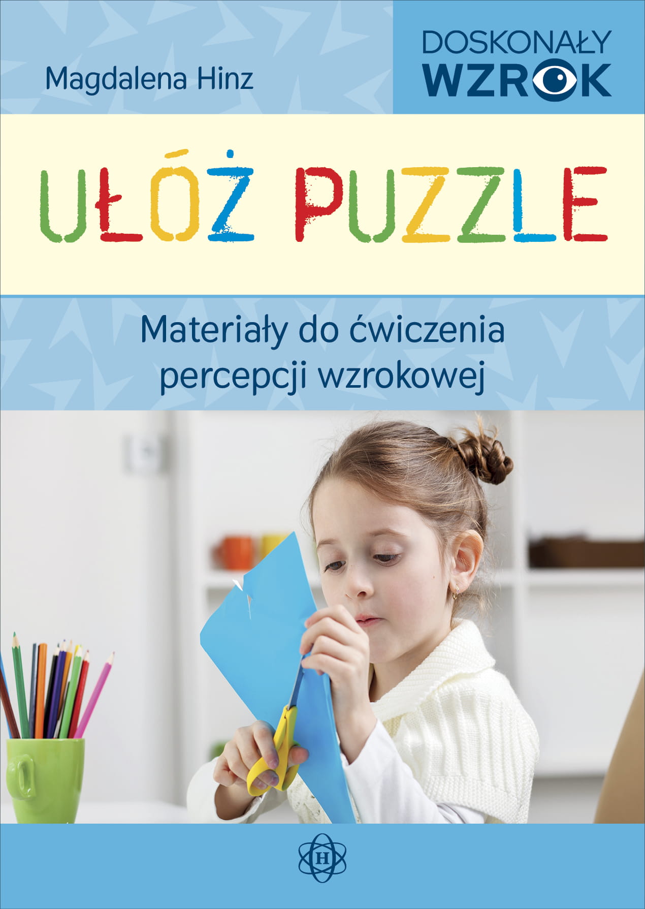 Materiały do ćwiczenia percepcji wzrokowej dla dzieci HARMONIA – 15 kart z kartonikami i wzorami