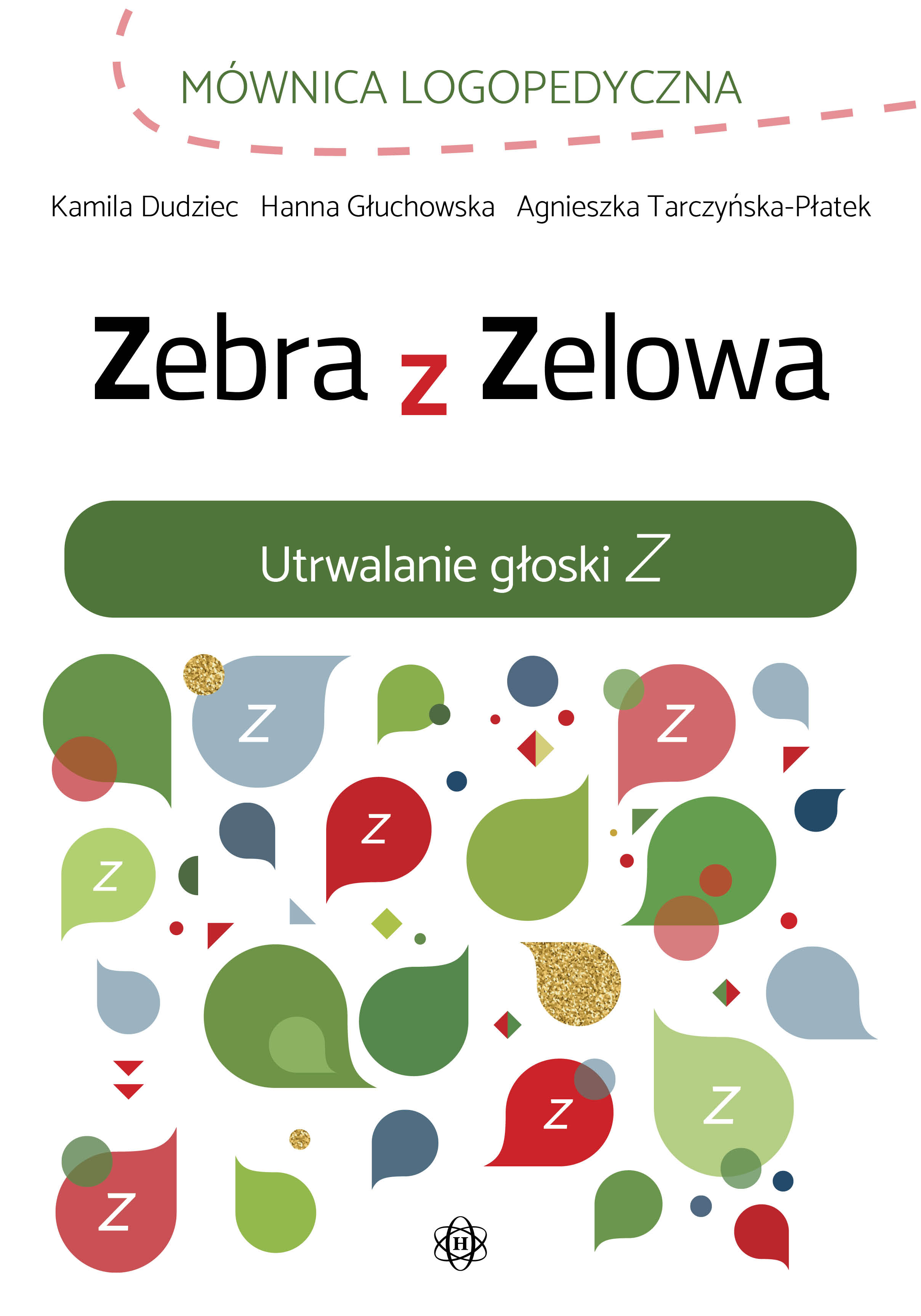 Zeszyt logopedyczny Zebra z Zelowa HARMONIA – okładka z ilustracją i tytułem