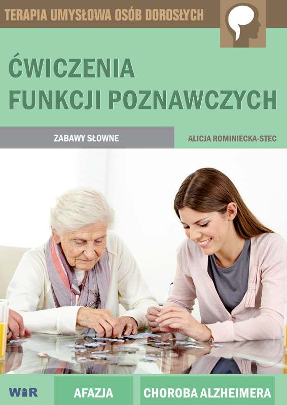 Zeszyt Ćwiczenia funkcji poznawczych. Zabawy słowne – część 3 WIR – okładka i materiały językowe