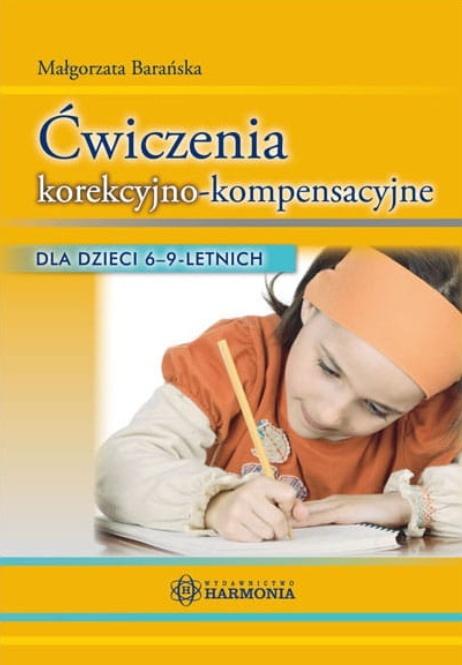 Ćwiczenia korekcyjno-kompensacyjne dla dzieci 6–9 lat Harmonia podręczniki okładka książki format 294x205x1 mm