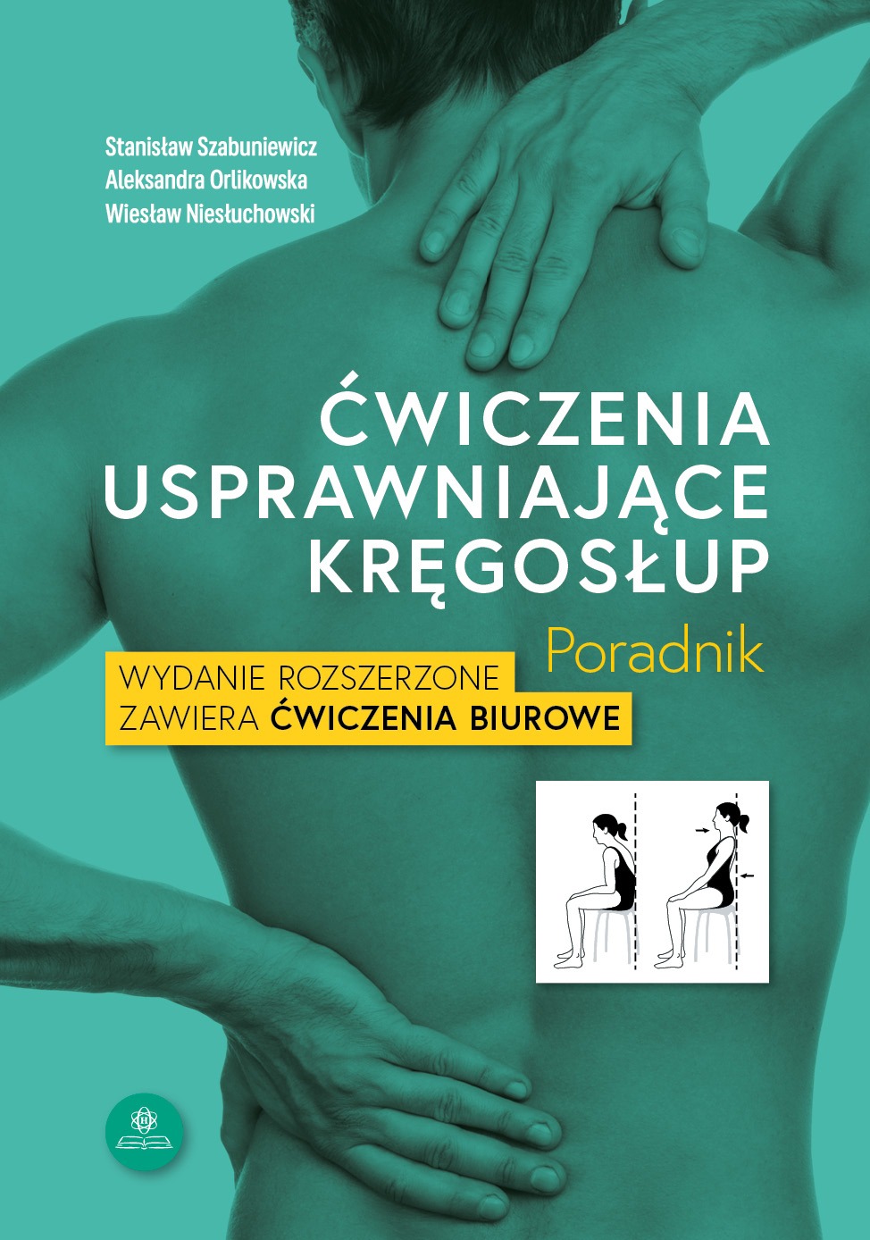 Poradnik ćwiczeń usprawniających kręgosłup HARMONIA o wymiarach 235x165x5 mm