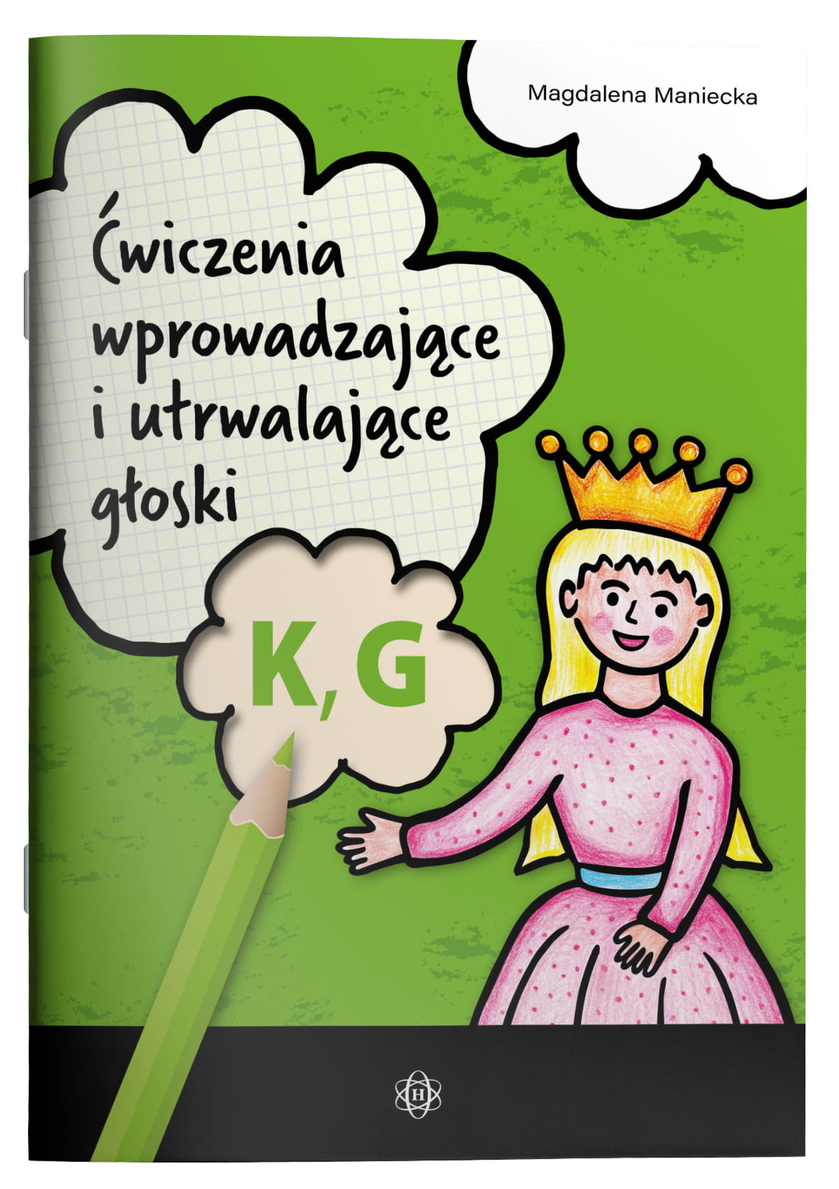 Ćwiczenia wprowadzające i utrwalające głoski K, G – książka logopedyczna HARMONIA
