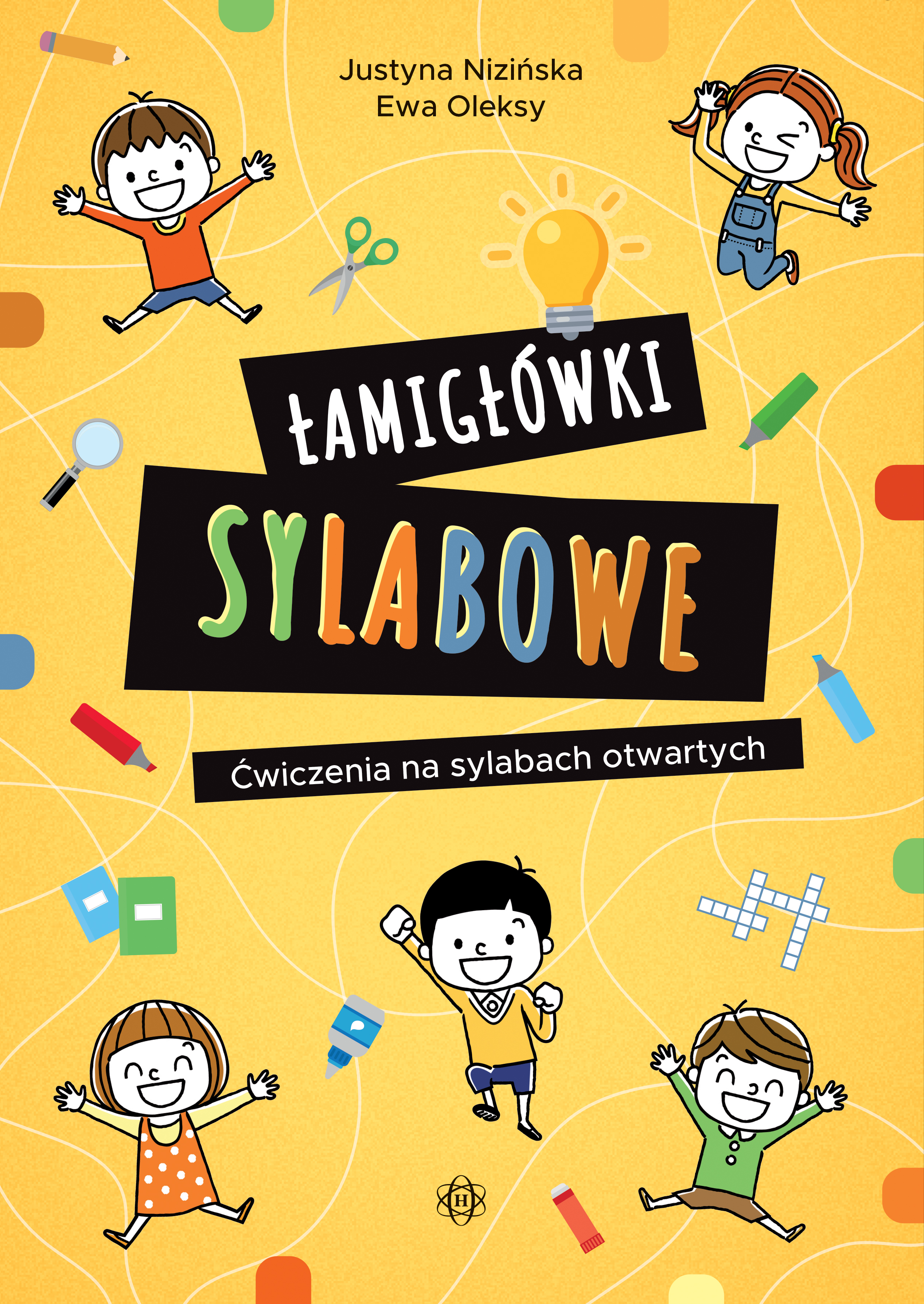 Łamigłówki sylabowe 57 stron - ćwiczenia wspierające naukę czytania Harmonia podręczniki