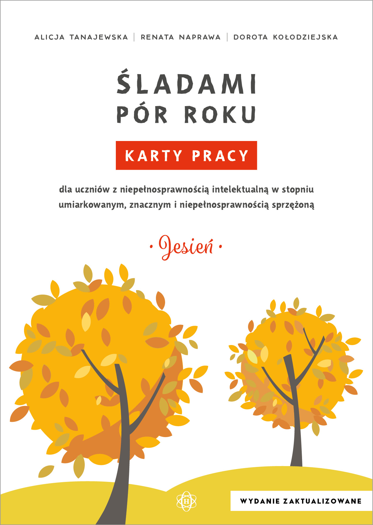 Karty pracy Śladami pór roku Jesień - okładka wydawnictwa Harmonia podręczniki