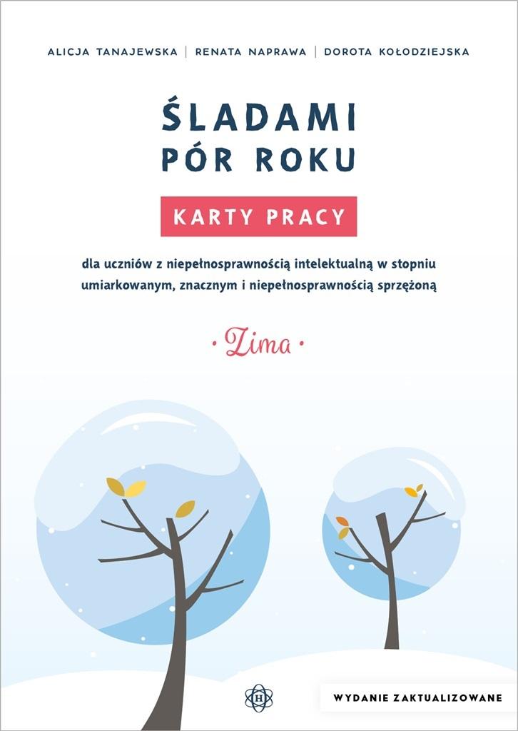 Karty pracy Śladami pór roku Zima od Harmonia podręczniki – materiał edukacyjny dla uczniów z niepełnosprawnością intelektualną