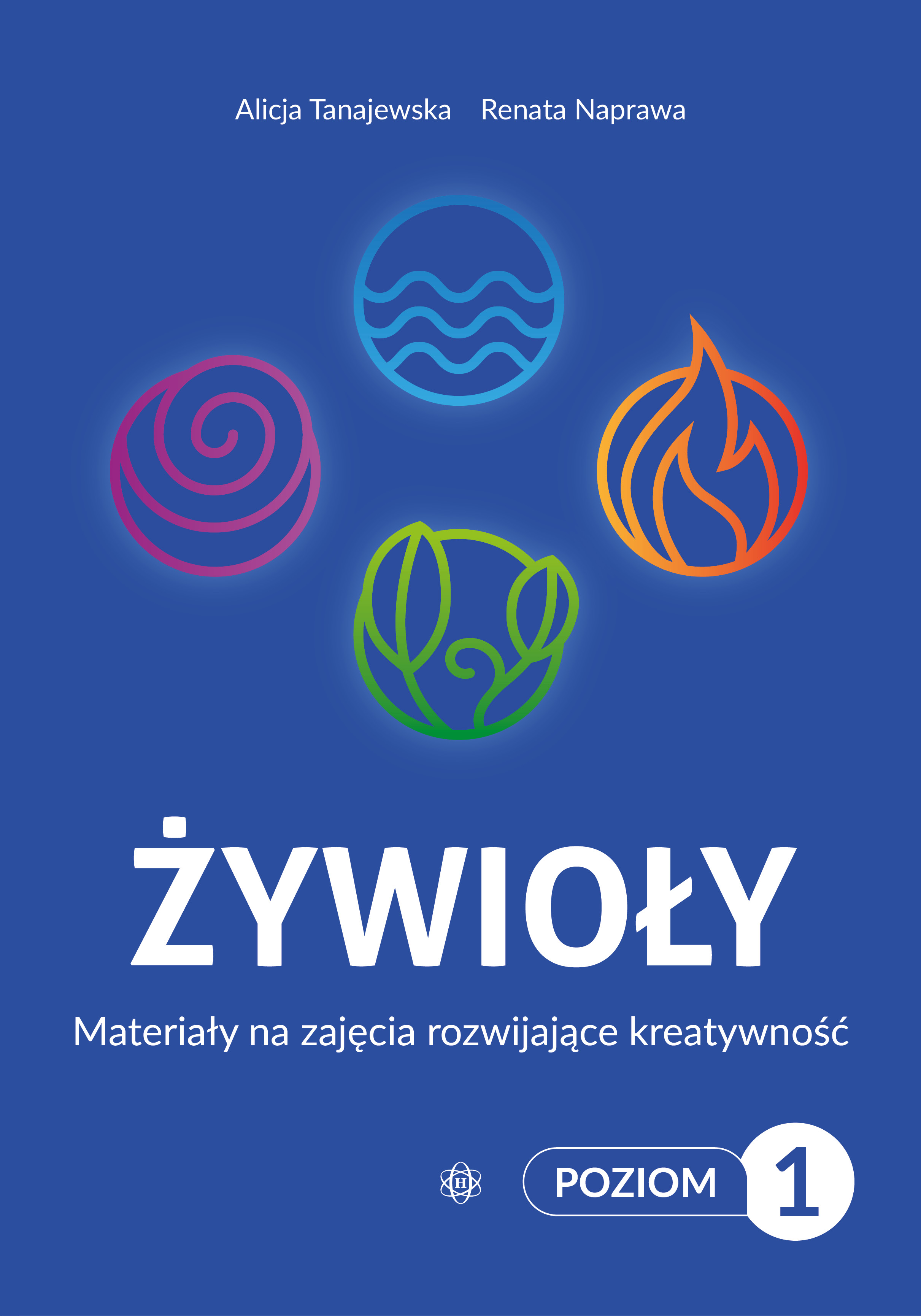 Karty pracy Żywioły Poziom 1 Harmonia podręczniki – okładka i materiały edukacyjne