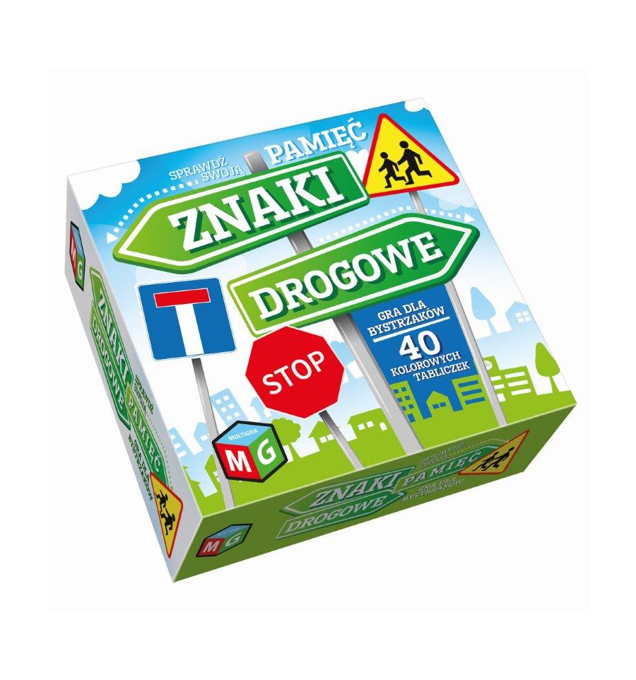 Tabliczki do gry Znaki drogowe MULTIGRA - szczegóły ilustrowanych znaków