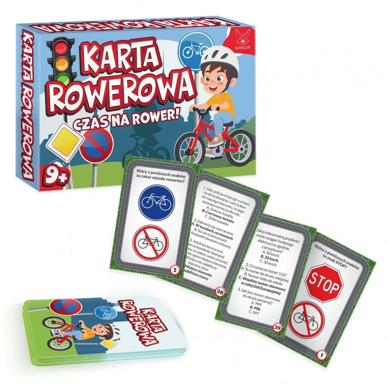 Gra edukacyjna Karta rowerowa. Czas na rower! KANGUR