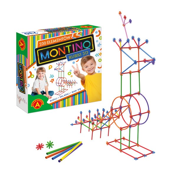 Zestaw Montino 230 rurki konstrukcyjne 3D ALEXANDER GRY