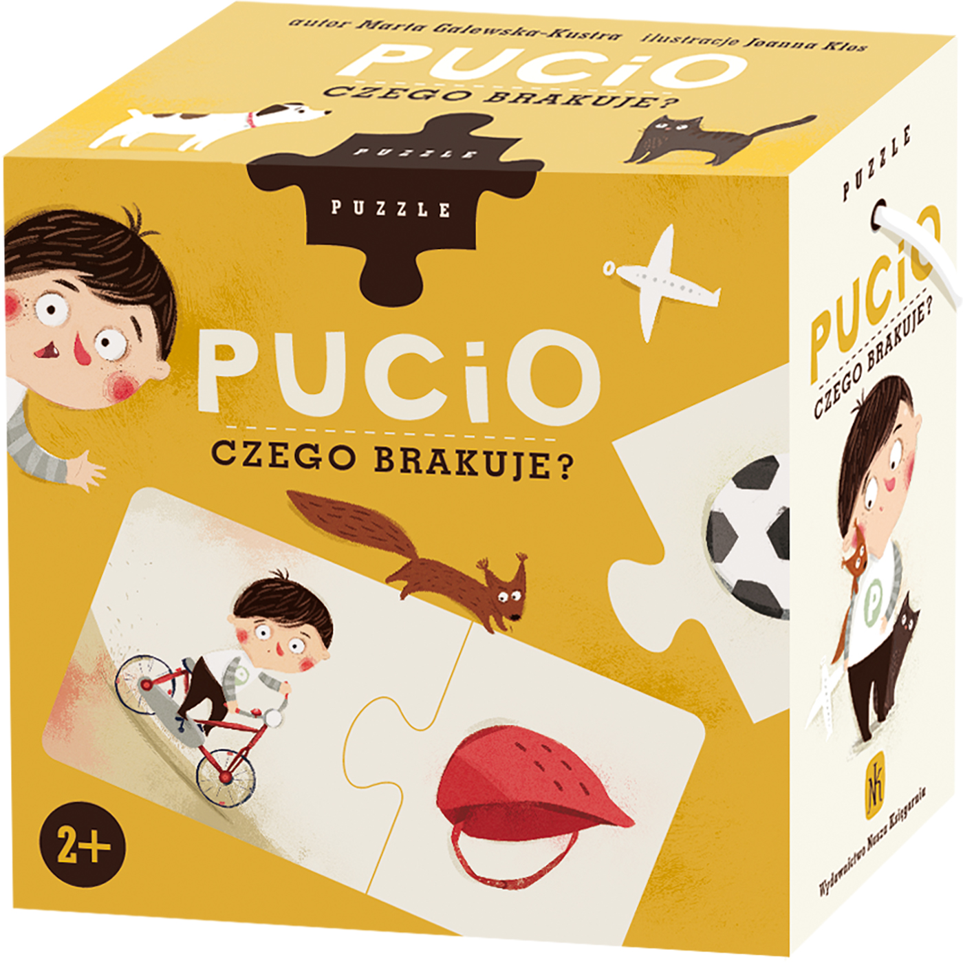 Puzzle edukacyjne Pucio. Czego brakuje? – ilustrowany zestaw 20 elementów od NASZA KSIĘGARNIA