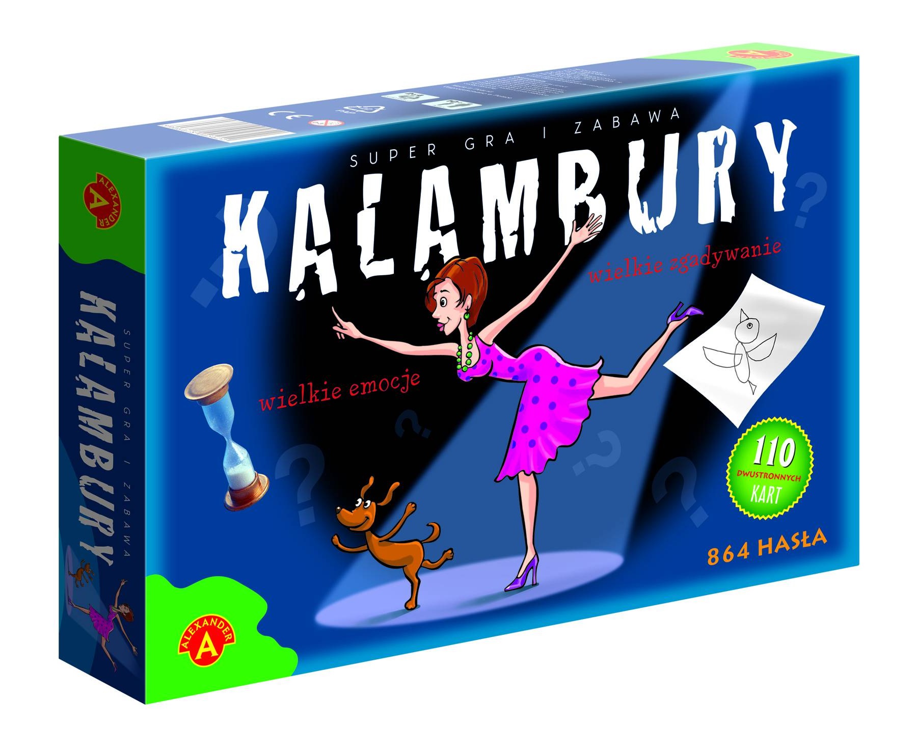 Plansza i elementy gry Kalambury ALEXANDER GRY podczas rozgrywki