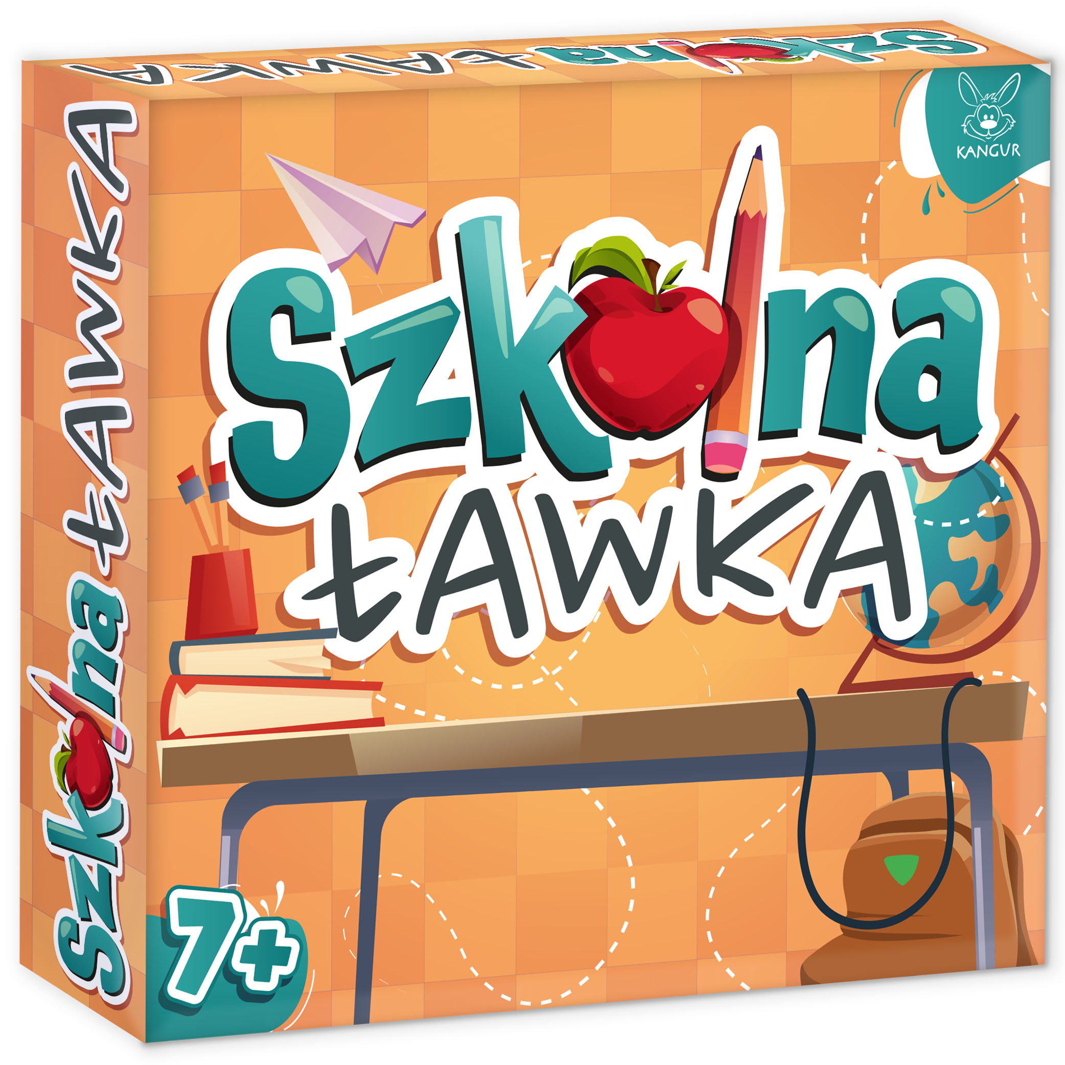 Karty do gry Szkolna Ławka KANGUR z pytaniami i zadaniami