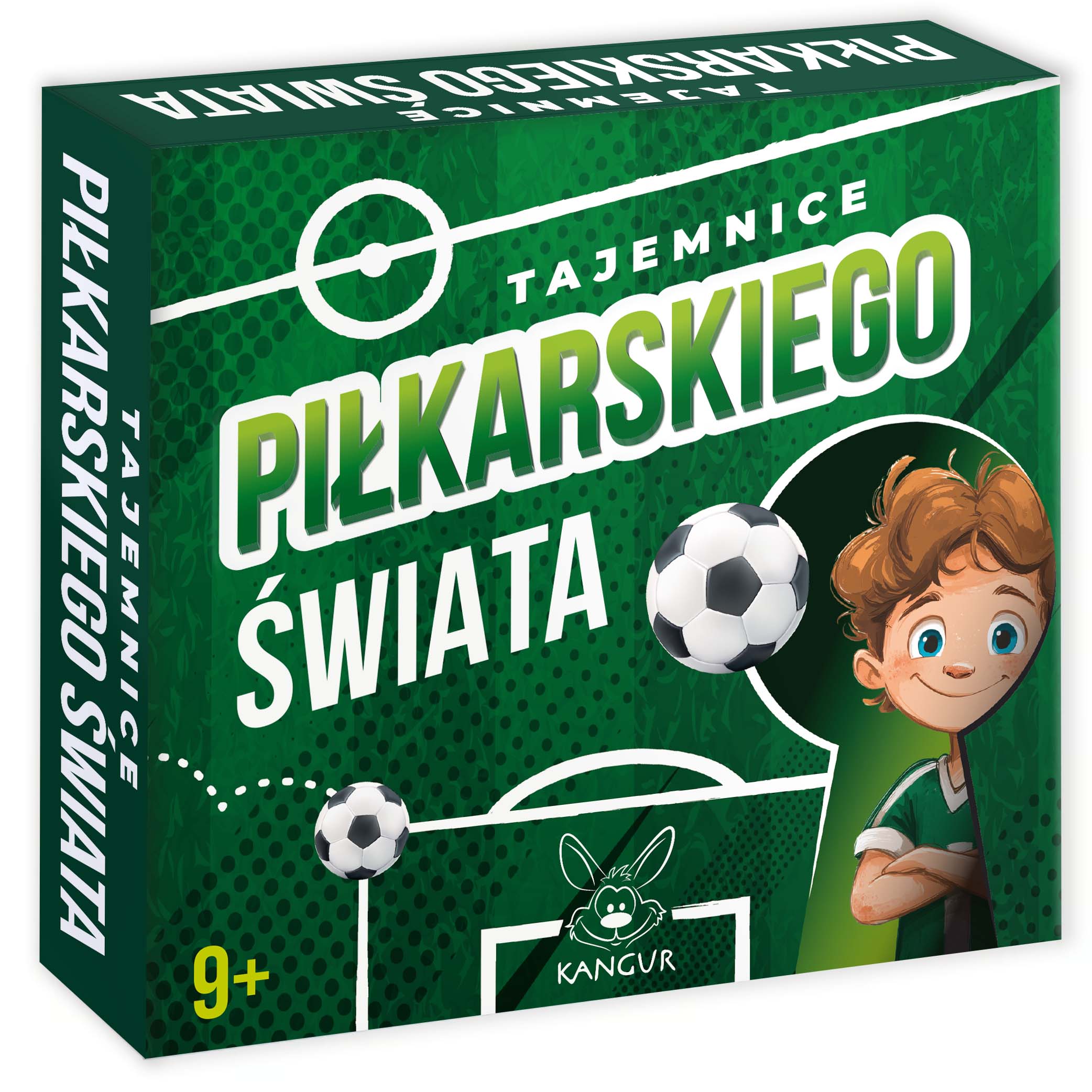 Zestaw kart quizu Tajemnice Piłkarskiego Świata marki KANGUR z pytaniami o piłkę nożną