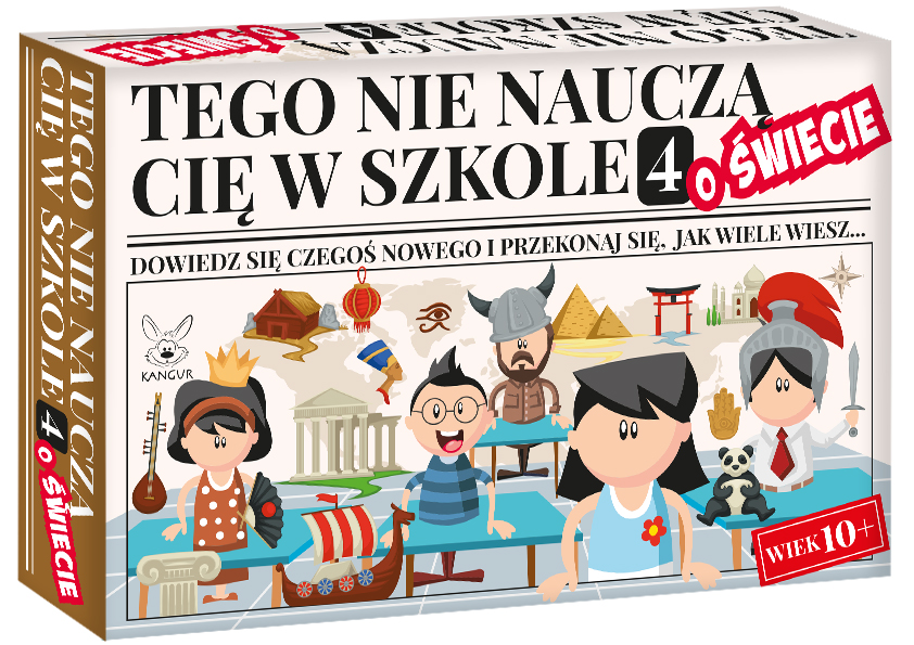 Zestaw 54 kart i 216 pytań gry quizowej Tego nie nauczą Cię w szkole 4