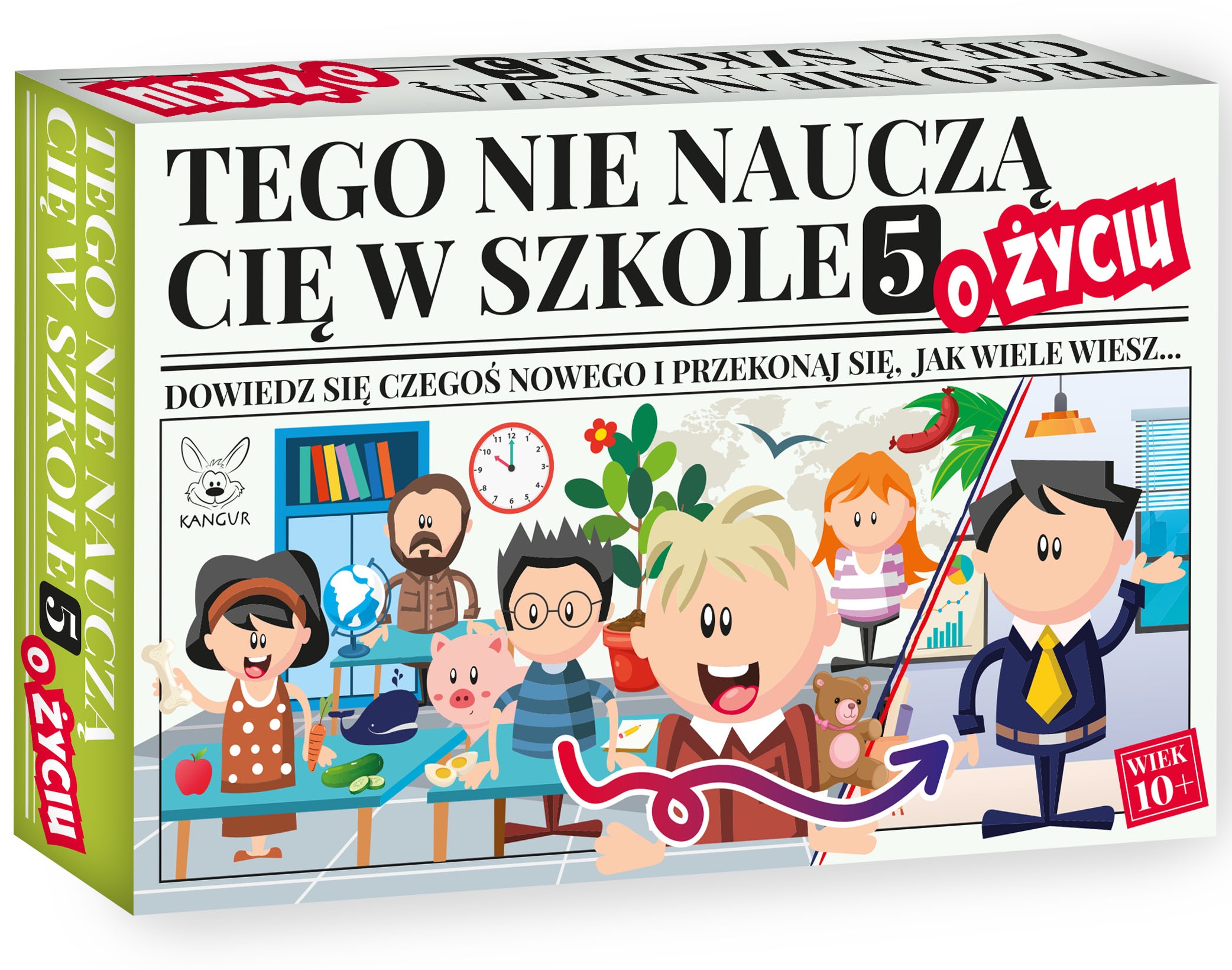 Zestaw 54 kart z pytaniami do gry edukacyjnej Tego nie nauczą Cię w szkole 5