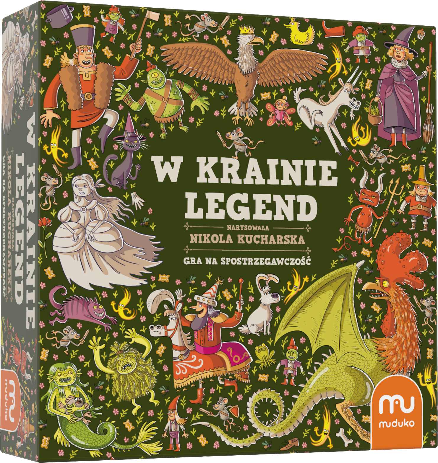 Gra W Krainie Legend Muduko PAP z pięknymi ilustracjami Nikoli Kucharskiej