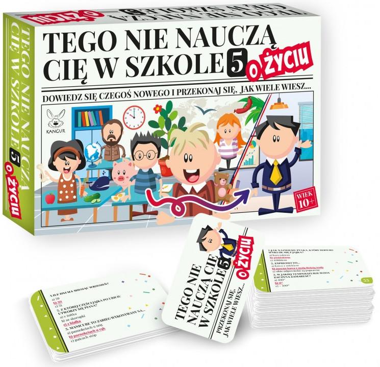 Gra quizowa edukacyjna Tego nie nauczą Cię w szkole 5: O życiu KANGUR