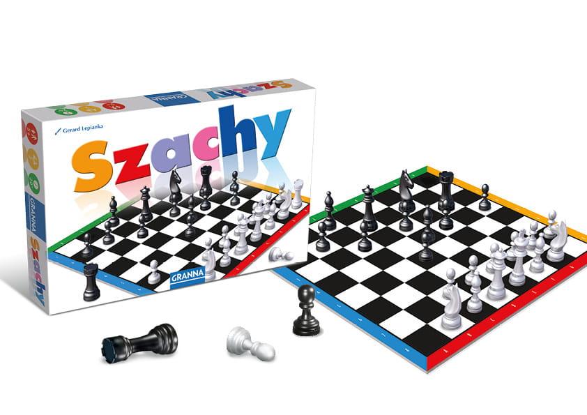 Szachy klasyczne GRANNA na planszy 190x270 mm