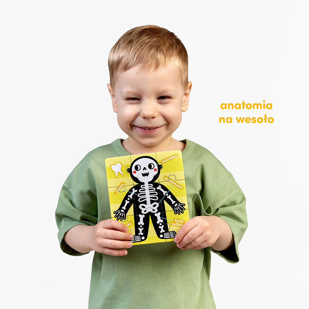 Elementy puzzli edukacyjnych Moje ciało od Bright Junior Media w formacie 182x132 mm