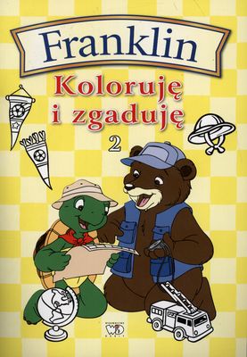 Okładka kolorowanki Franklin. Koloruję i zgaduję 2 od wydawnictwa DEBIT