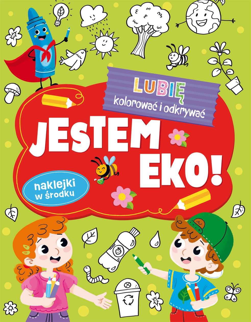 Kolorowanka Jestem EKO! Wydawnictwa IBIS o ekologii i ochronie środowiska dla dzieci