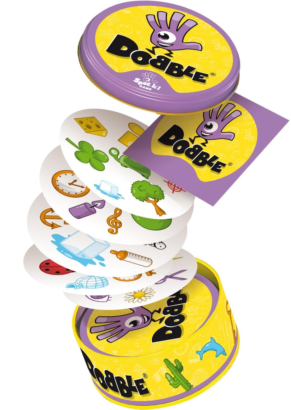 Dobble Classic gra karciana REBEL 130x130 mm - pudełko i karty