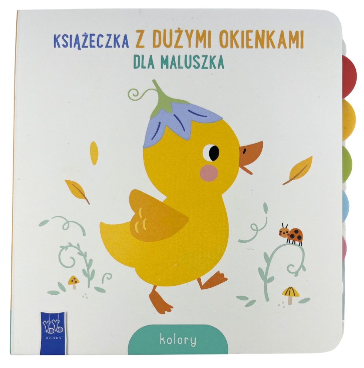 Książeczka edukacyjna Kolory YOYO BOOKS z dużymi okienkami dla maluszka