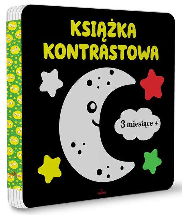 Książeczka kontrastowa Arystoteles dla niemowląt w formie rozkładanej harmonijki