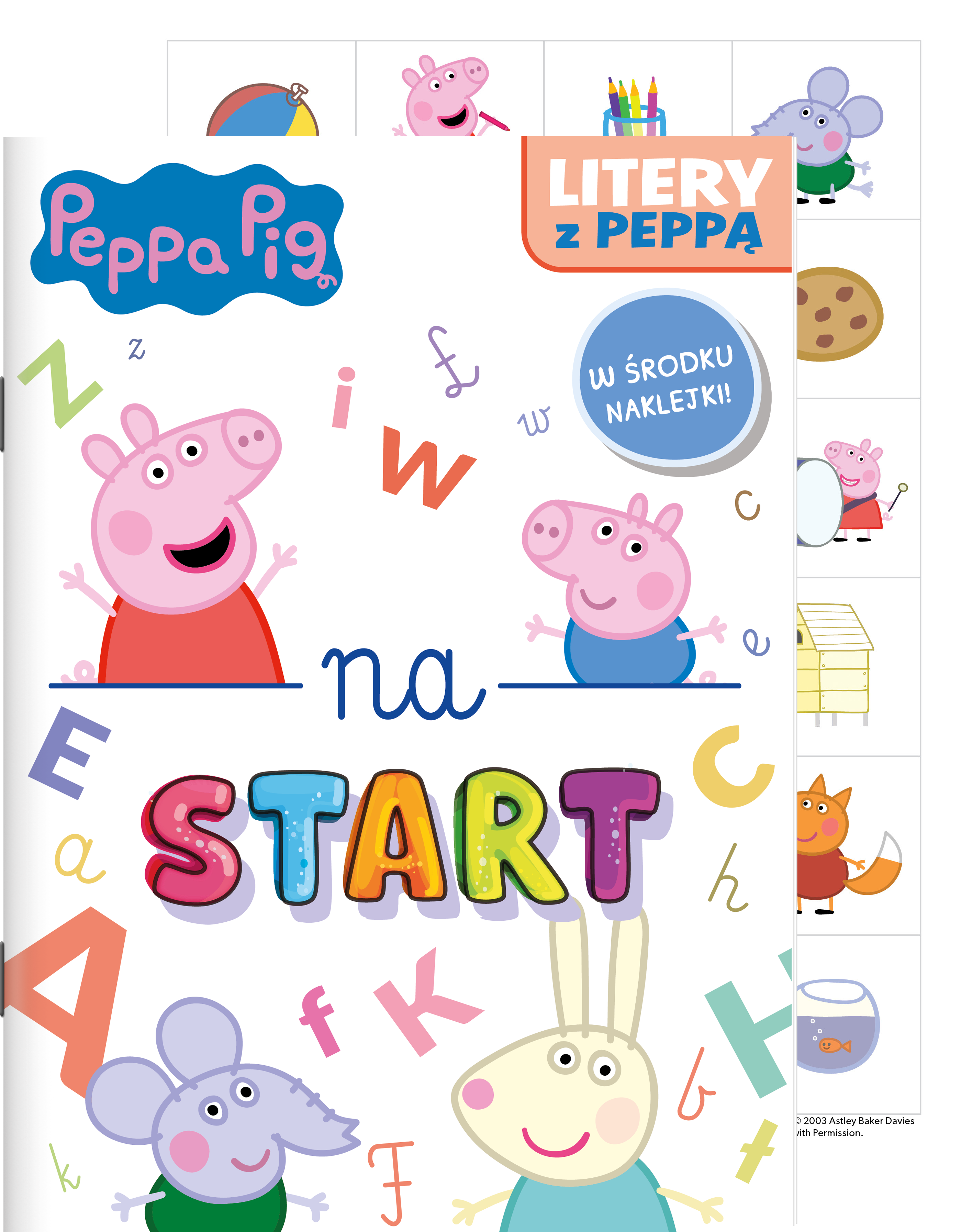 Książeczka Świnka Peppa. Na start 6. Litery z Peppą do nauki liter i pisania