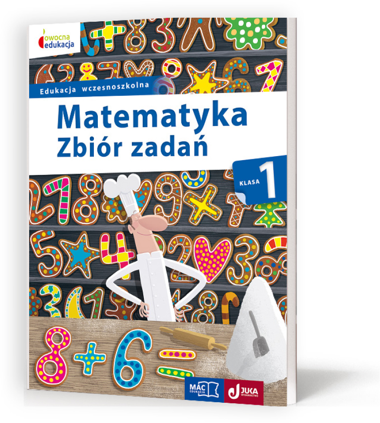 Matematyka klasa 1 – zbiór zadań MAC PODRĘCZNIKI, książka edukacyjna dla uczniów pierwszej klasy