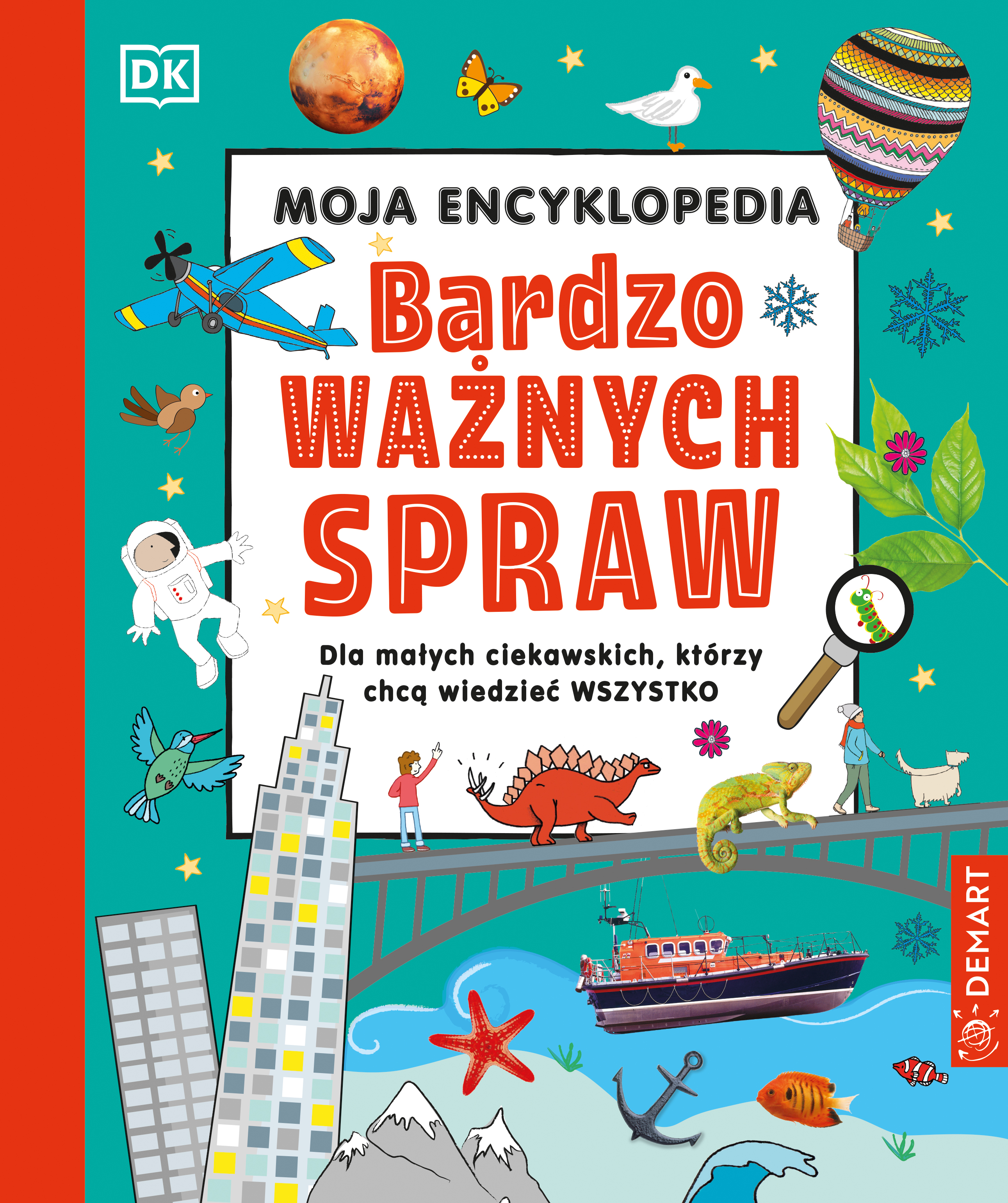Encyklopedia dla dzieci DEMART o świecie, przyrodzie, historii i kosmosie — okładka książki