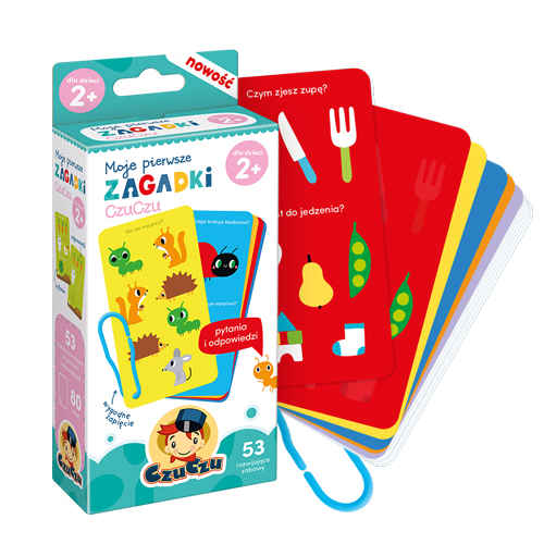 Zagadki obrazkowe CzuCzu 2+ Bright Junior Media, książeczka edukacyjna dla dzieci