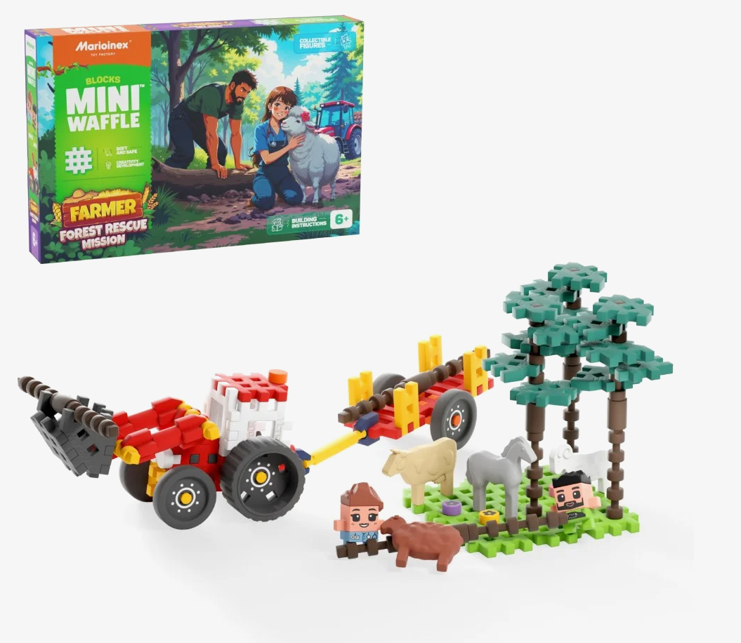 Mini Waffle Farmer MARIOINEX i pomysł na zabawę w pomoc zwierzętom