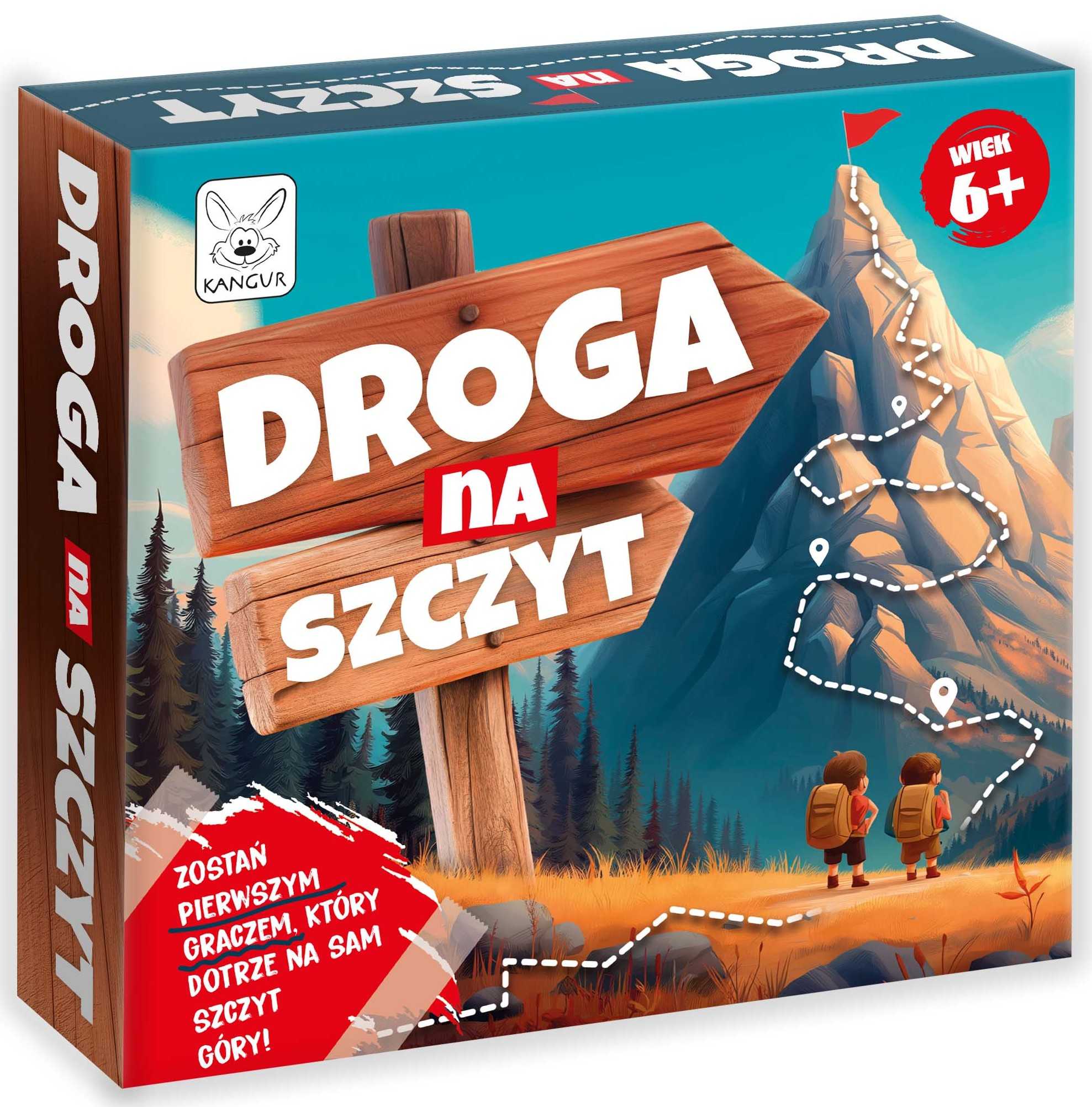 Droga na Szczyt KANGUR, rodzinna rozgrywka o zdobywaniu górskiego szczytu