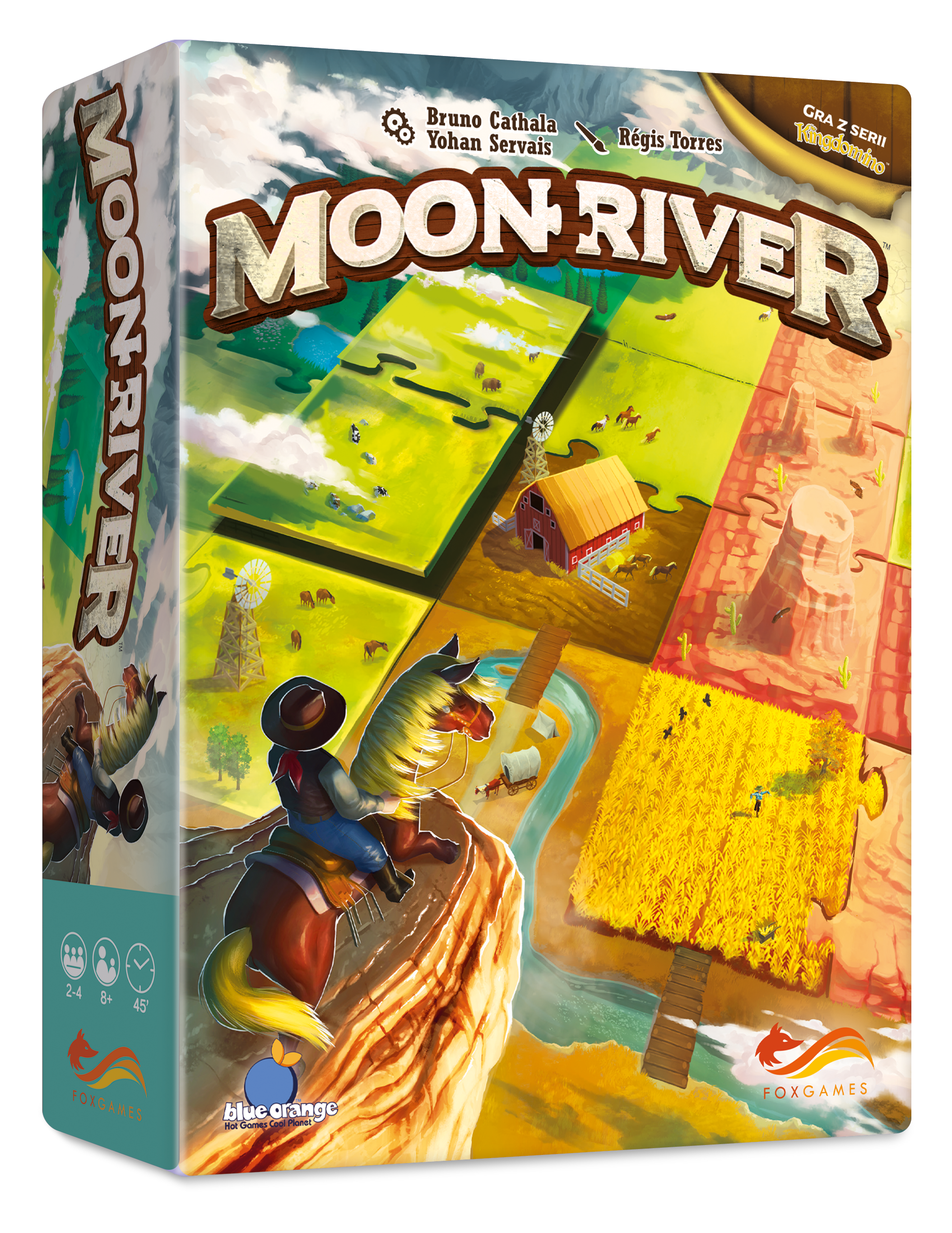 Moon River Fox Games, strategiczna gra planszowa o budowaniu rancza na Dzikim Zachodzie