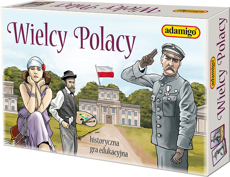 Wielcy Polacy ADAMIGO, edukacyjna gra historyczna o wybitnych postaciach Polski