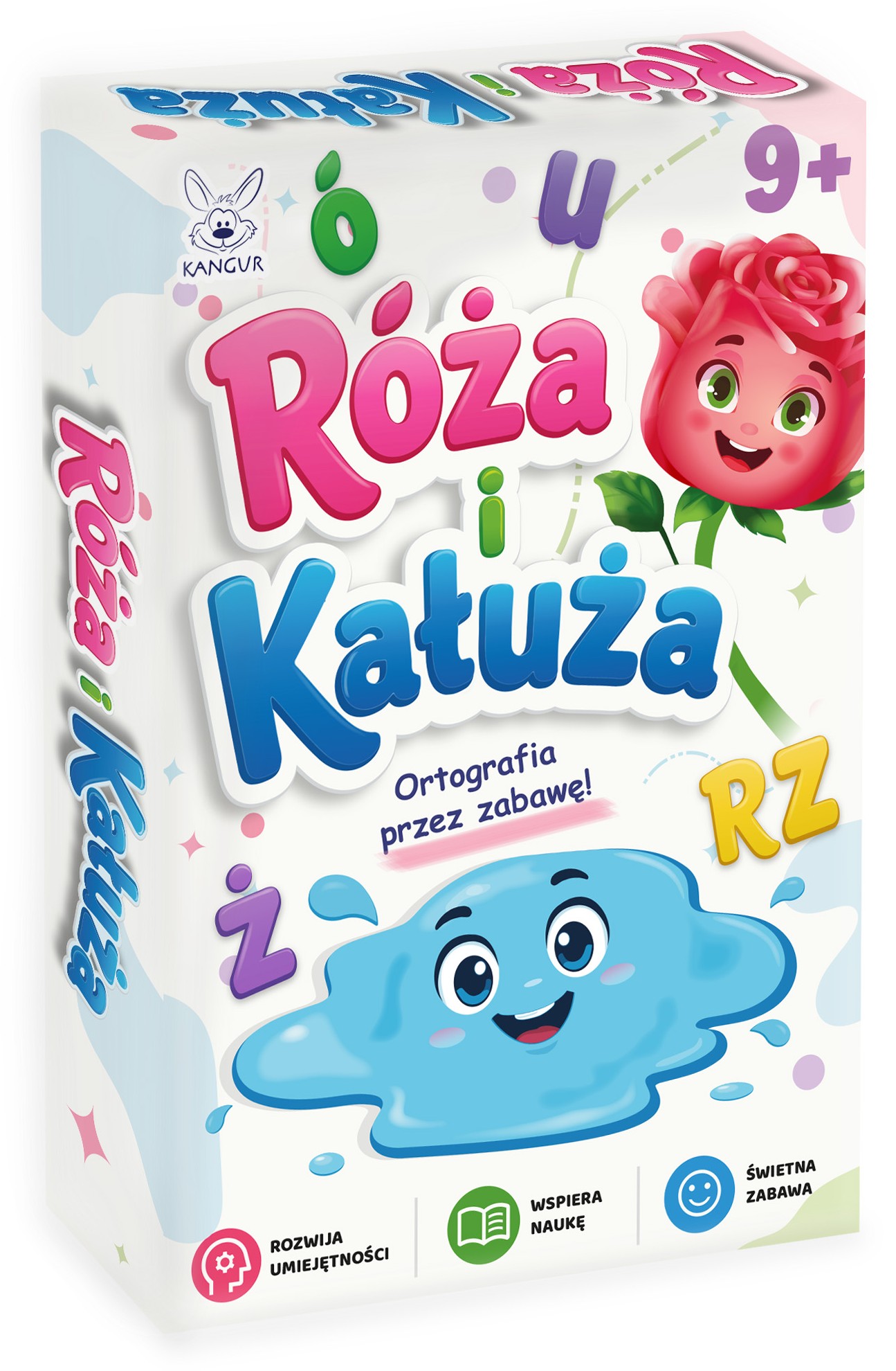 Róża i kałuża KANGUR, towarzyska gra z podchwytliwymi wyrazami