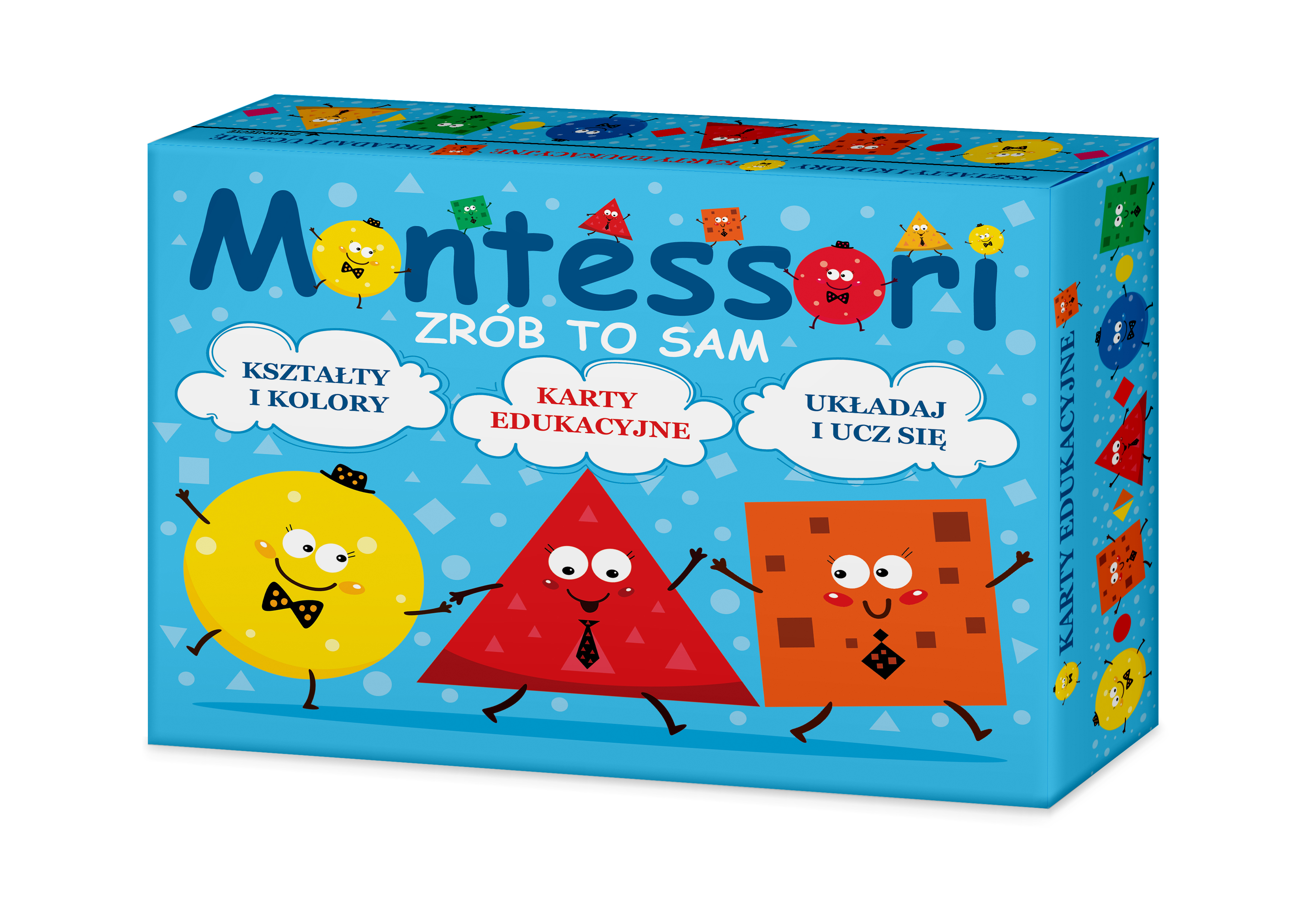 Karty Montessori Zrób to sam Kształty i Kolory dla dzieci